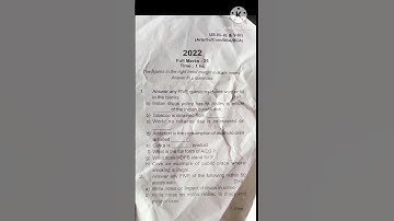 3rd semester ethics and values question 2022/+3 E&V question 2022 #questionpaper #shorts #ethics