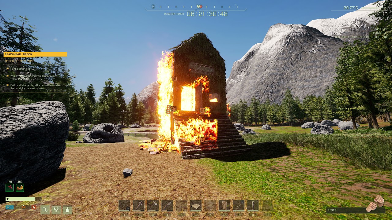 Icarus (Fire Burning House)