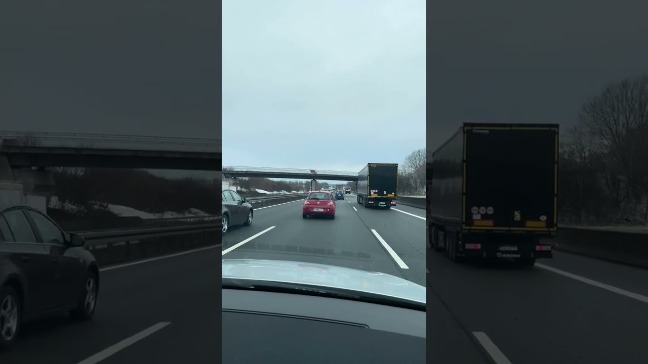 Fahrt auf der A2 – Unterwegs durch Deutschland 4K