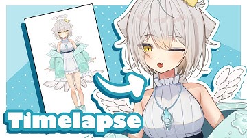 How I Rigged This Vtuber Model!! | Live2D Timelapse