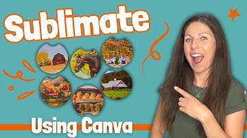 Sublimate Car Coasters using Canva - Beginner Friendly