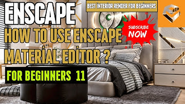 How to Use Enscape Material Editor ?  - BEST interior rendering