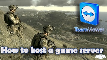 How to setup a game server with teamviewer for almost every game (no hamachi or portforwarding)