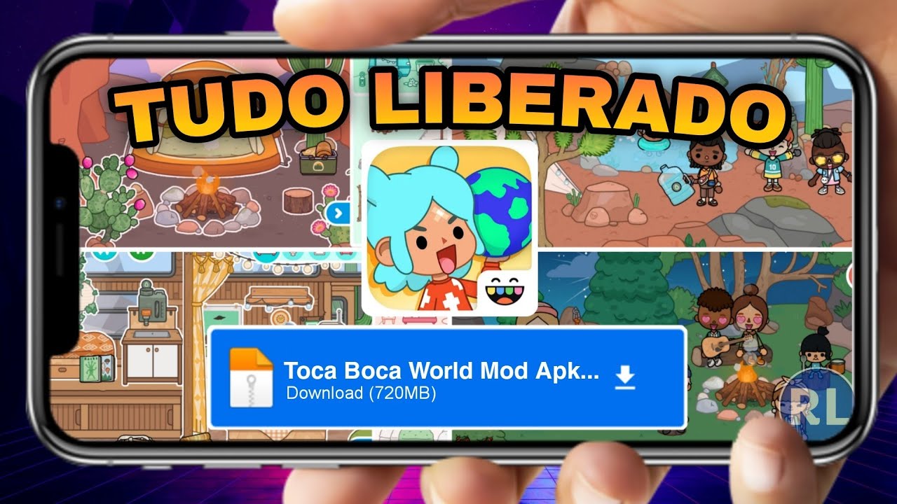 TOCA BOCA WORLD TUDO DESBLOQUEADO v1.110.2 ATUALIZADO 2025 - YouTube