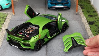 1:18 Lamborghini Aventador SVJ (LP 770-4) 2018, Verde Alceo - Autoart [Unboxing]