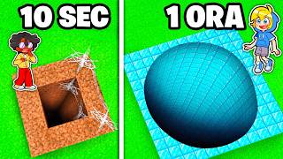 TUNNEL SOTTERRANEO Da 10 Secondi vs 1 ORA Su Minecraft!