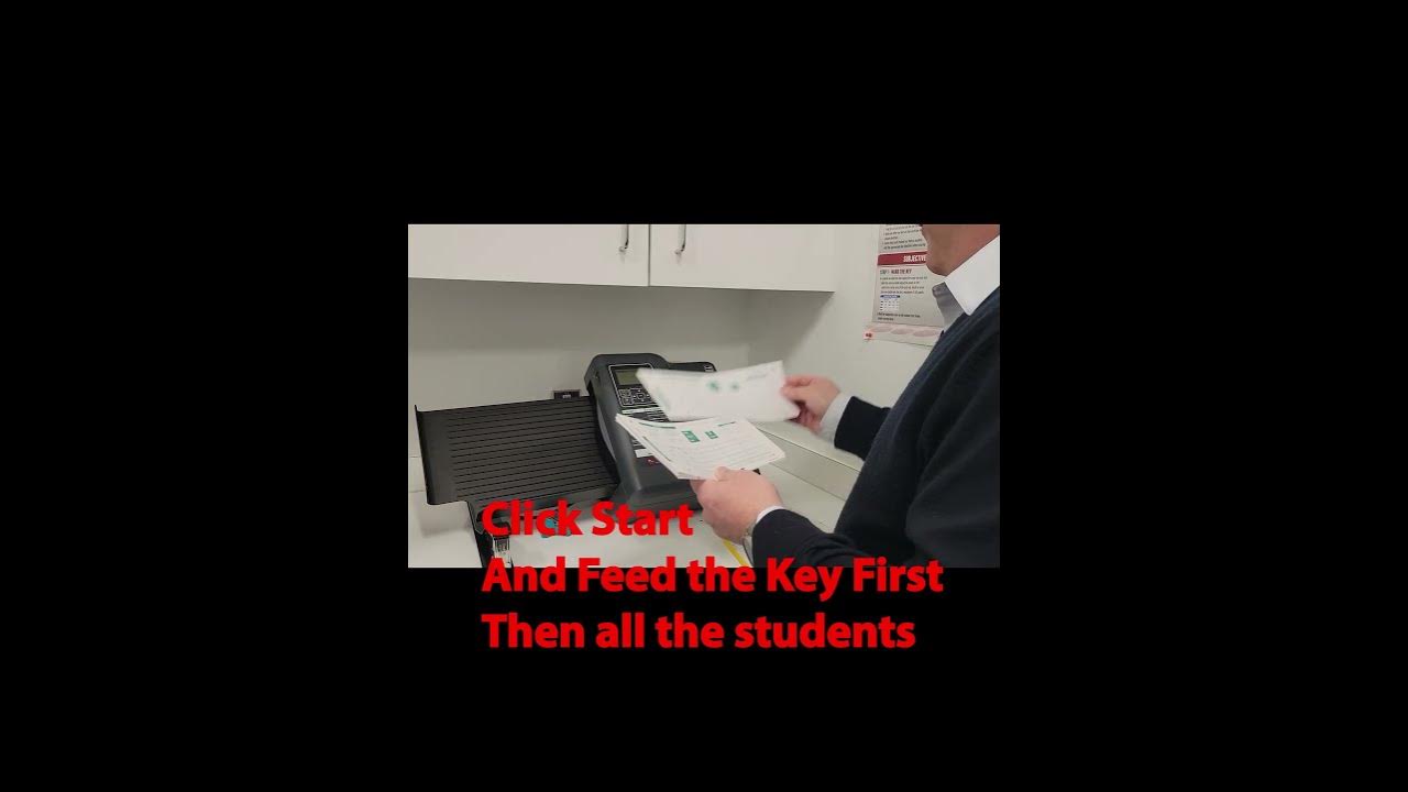 How to use the scantron youtube