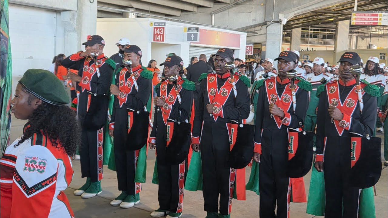 FAMU MARCHING 100 2025 Florida Classic Halftime show 