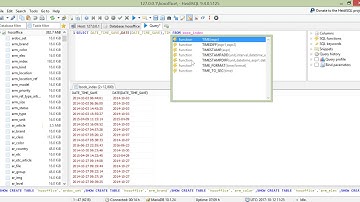 คำสั่งจัดการฐานข้อมูล Query MySQL แยกฟิววันที่และเวลาออกจากกันด้วย Function DATE() และ TIME() #14