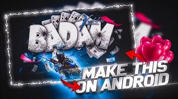 Make This Pubg Mobile Montage Thumbnail On Android | How To Make Pubg Beat Sync Montage Thumbnail