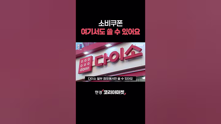 최대 55만원 소비쿠폰, 어디서 쓸까