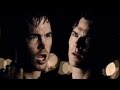 Damon and kai rain kiss real clip the vampire diaries comic con