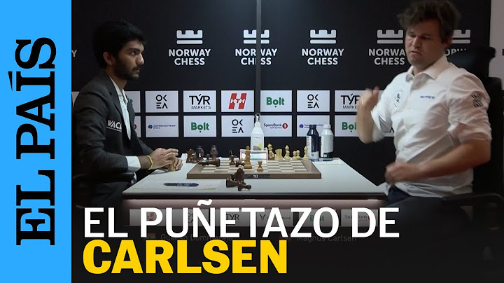 MAGNUS CARLSEN acaba golpeando la mesa tras perder una partida | EL PAÍS