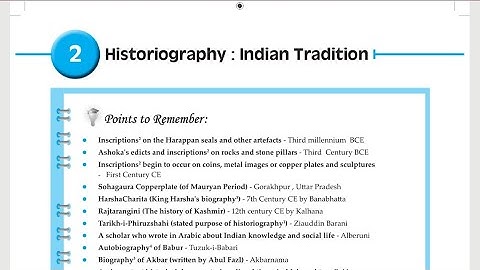 Class 10th | History/Pol.Sci. | Ch 2 | Historiography: Indian Tradition | Q & A | MH State Board