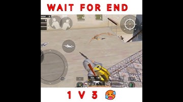 Wait For End| Quick 1v3 🔥 | #bgmi #shorts #short #youtubeshorts #pubgmobile