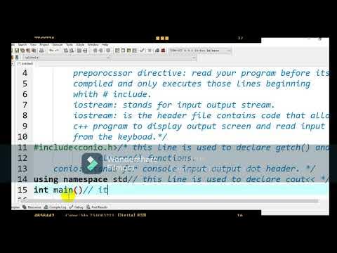 Create first program in c++(Hellow"world") - YouTube