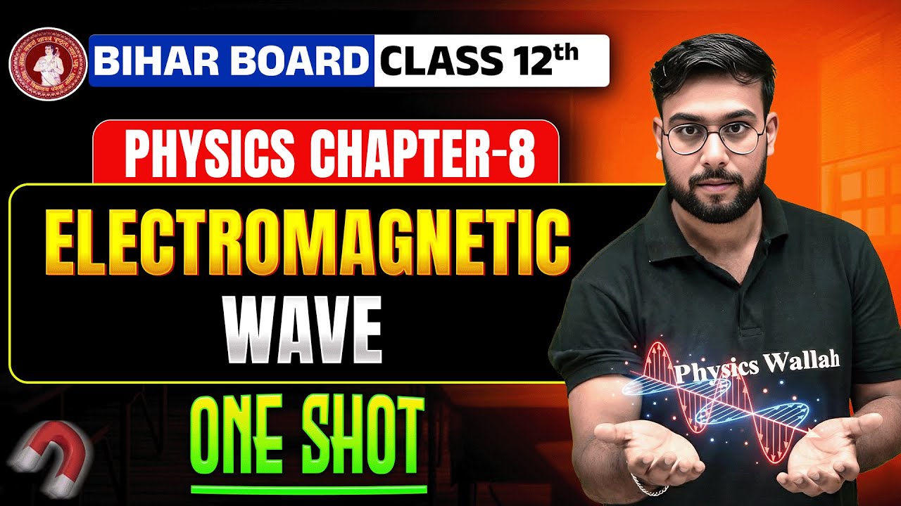 𝐁𝐢𝐡𝐚𝐫 𝐁𝐨𝐚𝐫𝐝 𝐂𝐥𝐚𝐬𝐬 𝟏𝟐𝐭𝐡 𝐏𝐡𝐲𝐬𝐢𝐜𝐬 | 𝐄𝐥𝐞𝐜𝐭𝐫𝐨𝐦𝐚𝐠𝐧𝐞𝐭𝐢𝐜 𝐖𝐚𝐯𝐞 𝐎𝐧𝐞 𝐒𝐡𝐨𝐭 | 𝐅𝐮𝐥𝐥 𝐌𝐚𝐫𝐤𝐬 𝐂𝐨𝐧𝐟𝐢𝐫𝐦 | 𝐄𝐧𝐠𝐥𝐢𝐬𝐡 𝐌𝐞𝐝𝐢𝐮𝐦