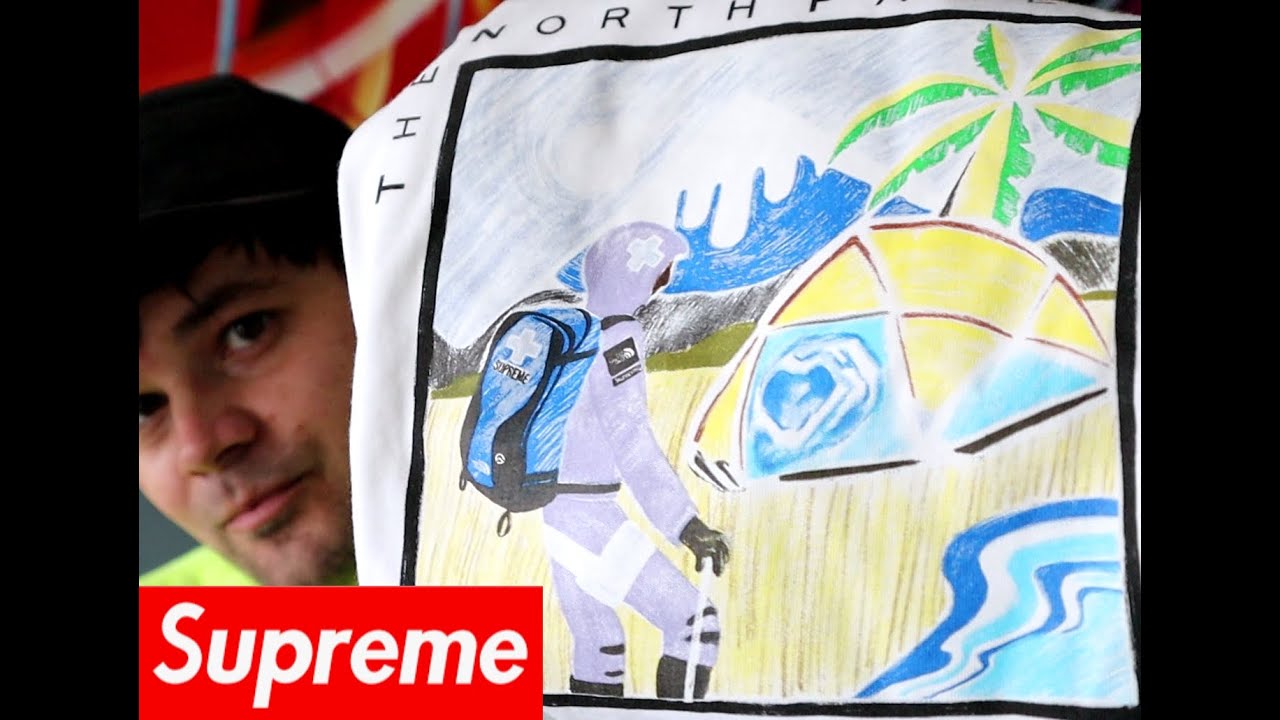 Supreme X The North Face SKETCH TEE - REVIEW - YouTube