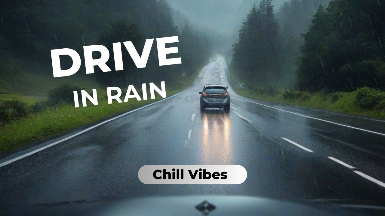 Drive in the rain Sleep Instantly Driving in Rain "Real Footage" Rain