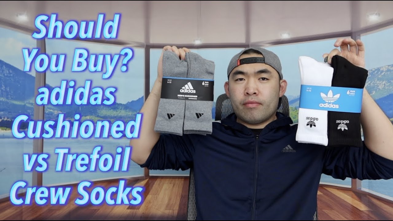 Download Should You Buy? adidas Cushioned vs Trefoil Crew Socks