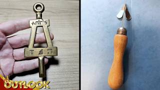 What Is This MYSTERIOUS Metal Thing With Engravings, And This Tool In The Old Kitchen At The Church?
