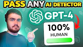 Pass AI Detection with ChatGPT4  100% Human Written AdSense Prompt