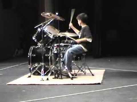 Amazing 10 Year Old Drum Solo