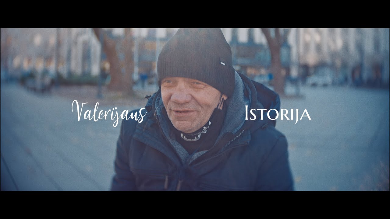 Valerijus wearing a winter hat, from the first episode of his story