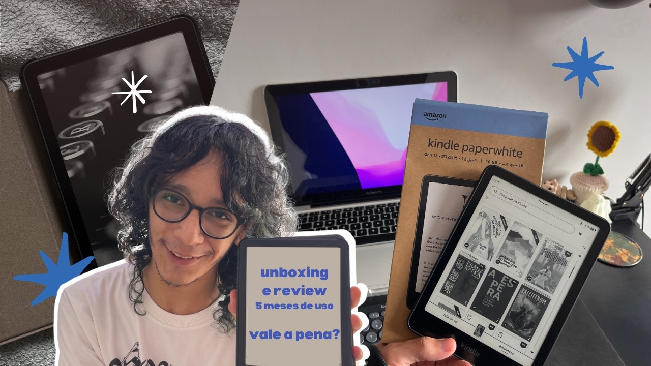 unboxing kindle paperwhite (2024): vale a pena?