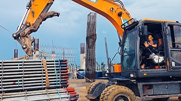 NGƯỜI NHỆN, NGƯỜI SẮT, NGƯỜI DƠI VỀ LÁI MÁY XÚC TRIỆU VIEWS CHO HỮU KHOAI TV | EXCAVATOR TRUCK