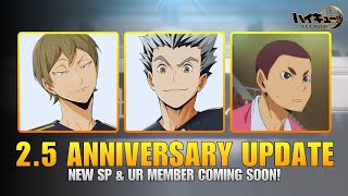 2.5 ANNIVERSARY UPDATE IS HERE! New UR & SP Member Revealed! - HAIKYU!! FLY HIGH
