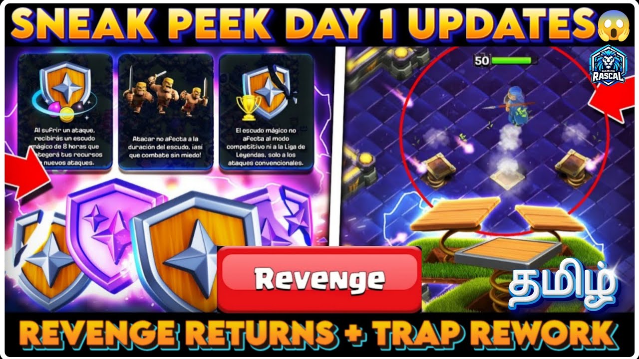 Revenge Returns + Loot Bonus + Spring Trap Rework 😱 in Clash of Clans