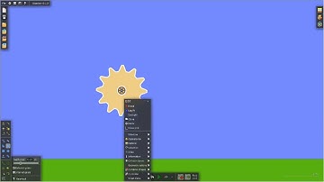 How to Make a Spinning Gear in Algodoo.