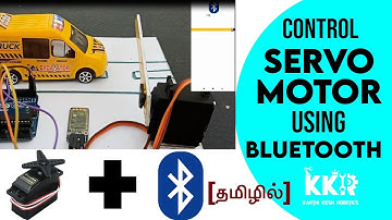 How to Control Servo Motor using Bluetooth in Tamil|Arduino Projects|Tamil Projects|Tamil|KKR