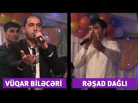 Rəşad Dağlı vs Vüqar Biləcəri - Sərt sual cavablar, əsəbi kupletlər və rəqabət