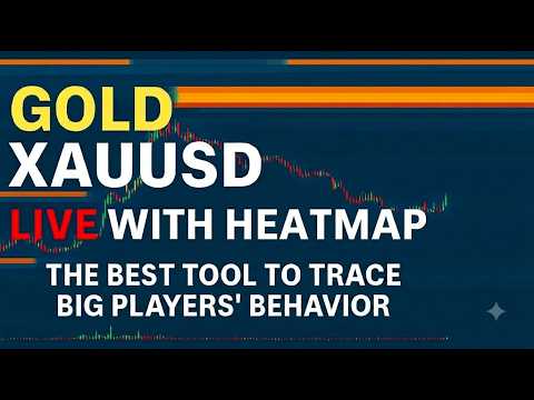 BOOKMAP LIVE | GOLD FUTURES | GC  - XAUUSD | Liquidity | Heatmap #livetrade #livegold #bookmaplive