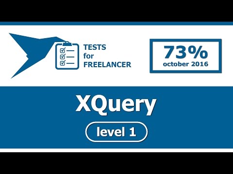 Freelancer - XQuery - level 1 - test (73%)