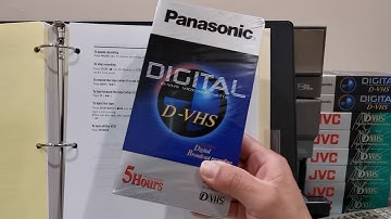 JVC Password Protected Pro HD D-VHS Format. Part 4 (SR-VDA300u Mastering Recorder)