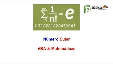 Número Euler & VBA Matemáticas