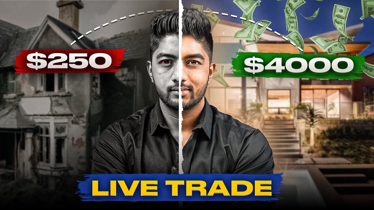 280$ turned into 4000$ Live BTC Trade!