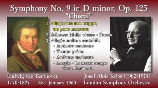 Beethoven: Symphony No. 9, Krips & LSO (1960) ベートーヴェン