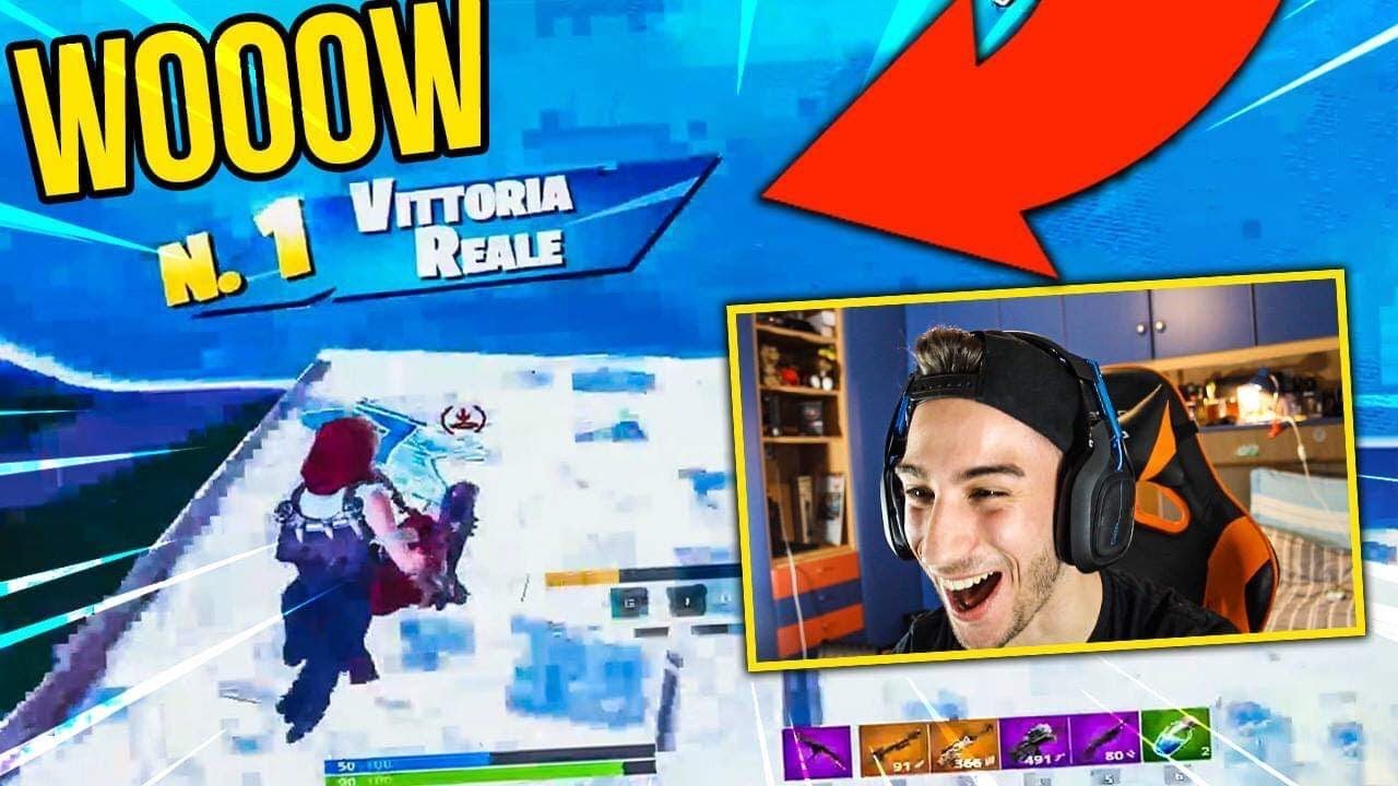 LA mia PRIMA VITTORIA REALE in SOLO SU PC 🔥 Fortnite ITA - YouTube