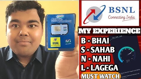 My Experience BSNL Sim Price|BSNL Sim Port|BSNL 4G Speed test|BSNL 3G Speed test|BSNL YouTube Test