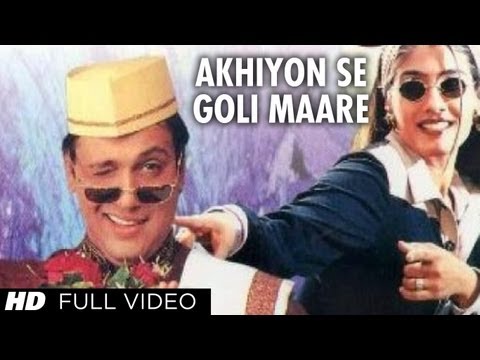 akhiyon-se-goli-maare-full-song-|-dulhe-raja-|-raveena-tandon,-govinda