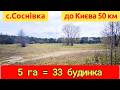 Ділянка 5 га в Соснівці ідеальне місце для котеджного містечка 