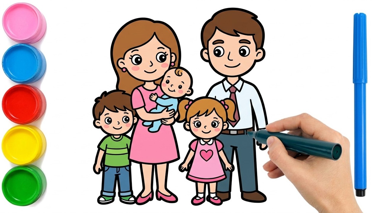 How To Draw cute Drawing, Painting & Coloring For Kids and Toddlers ...