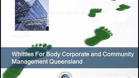 Whittles Body Corporate And Community Management