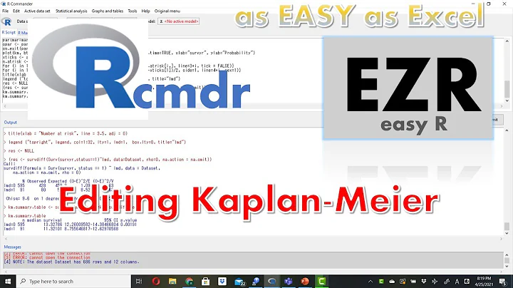 Editing KM graph on EZR