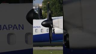 The Dash 8 Sprint: Powerful Takeoff | ANA Bombardier DHC-8-Q400