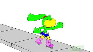 (Found lost 2019 media) Sally rollerblading